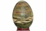 Chatoyant, Polished Arizona Pietersite Egg - Arizona #206517-2